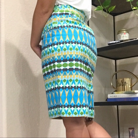 J. Crew Dresses & Skirts - J.Crew Print Pencil Skirt
